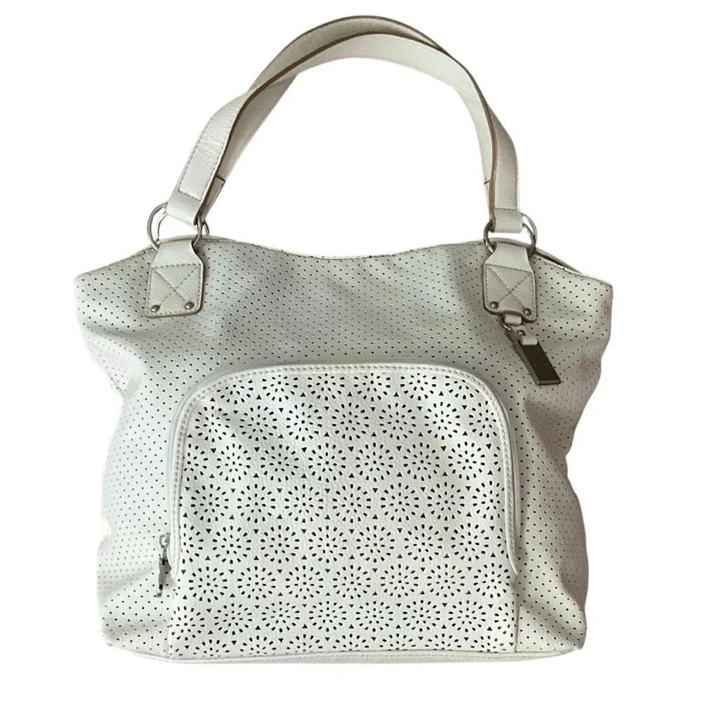 RELIC Eyelet Cut Out Tote Like New